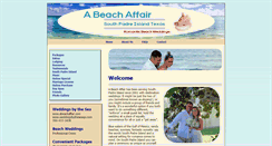 Desktop Screenshot of abeachaffair.com